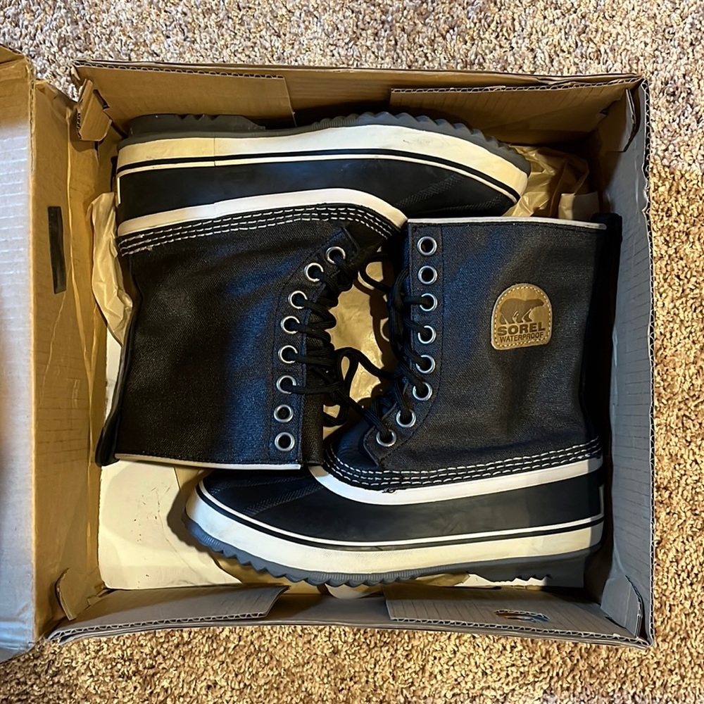 SOREL 1964 premium CVS winter snow boots, black